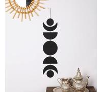 Guirlande de Phase de Lune en Bois décoration Murale Ramadan décoration Boho décor à la Maison Chambre Salon pépinière Ornement décor Artisanat Cadeau