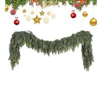 Guirlande de pin, guirlandes artificielles pour décoration, aspect naturel, entretien d'entretien, fil de 180 cm, atmosphère de Noël, porte d'entrée, porche, présentoir pour intérieur