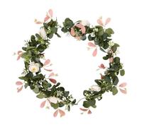 Guirlande de Roses Décorative en Plastique, Vigne Fleurie Réaliste | Décorative, Aspect Vivant, Projet Diy, Usage Mariage et Bureau, Style Floral