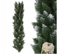 Kadax Guirlande de Noël Prancer 110 cm enneigée en film PVC, décoration de cheminée