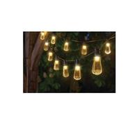 Guirlande DécoBulb solaire 10 m 20 LED blanc chaud