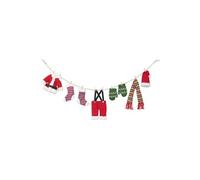 Guirlande décorative corde à linge du Père Noël 140 cm