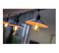 Guirlande décorative vintage - LUMISKY - 10 ampoules à filament sur secteur 7m
