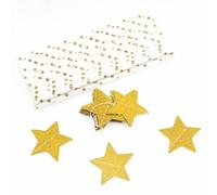 Guirlande D'étoiles en Papier 2m Dorée, Décoration Suspendue | Anniversaire et Fêtes, Design Étoile Brillant, Usage Décoratif et Accessoires Photo, Noël