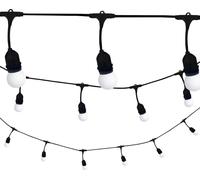 Guirlande d'extérieur M 5,6 m E27 10 x G45 blanc opale 36 V 6 W ; 36 V PARTY 308207 Polux