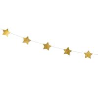 Guirlande dorée petites étoiles - 3,60 m