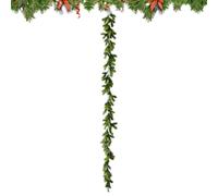 Guirlande en cèdre de 180 cm de long - Décoration pour | Guirlande festive pour cadre de porte, fenêtre, célébration, remise de diplôme, fête d'anniversaire, mariage, table murale