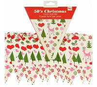 Guirlande en papier de noël des années 50 Rex London Multicolore 0,2x300x18 cm