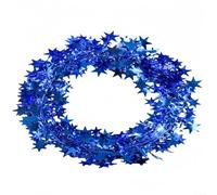 Guirlande Étoiles Fil Tinsel 7,5M Flexible pour décor Noël Différentes | Fil de fer souple modelable Utilisation intérieure et extérieure Convient pour couronne projets DIY pour arbre