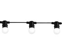 Guirlande extérieure M2 6.2m+10xG45 36V E27 6W 3000K milky set ; 36V PARTY 310330 Polux