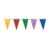 Guirlande fanion, plastique 20 m ""coloré"" résis…
