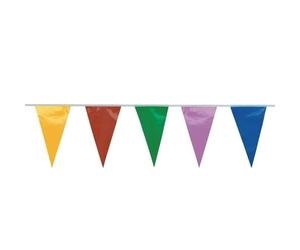 Guirlande fanion, plastique 20 m ""coloré"" résis…