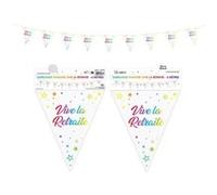 guirlande fanion retraite métallique multicolore - surprisez vous gfm00m09 Multicolore G