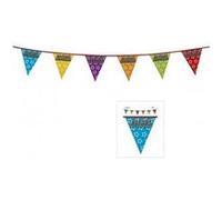 Guirlande fanions Joyeux anniversaire Vert G