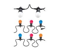 Guirlande festive multicolore pour intérieur et extérieur - Lunartec