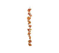 Guirlande feuille d'automne L. 1,8 M - Orange