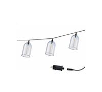 Lumisky Guirlande lumineuse GLOW LIGHT 8 cloches LED blanc chaud à filaments apparents 15m