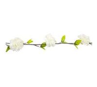 guirlande fleurs artificielles gardénia 1.7m blanc - hobi fgu4013b Blanc G