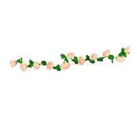 GUIRLANDE FLEURS ROSIER ARTIFICIEL 220CM ROSE