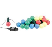 Guirlande guinguette 4,75 m 20 ampoules LED 1W - 4 couleurs