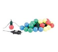 Lunartec Guirlande guinguette 4,75 m 20 ampoules LED 1W - 4 couleurs