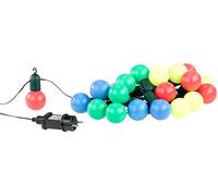 Lunartec Guirlande guinguette 4,75 m 20 ampoules LED 1W - 4 couleurs