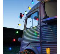 Guirlande Guinguette Fiesta 30 Globes Multicolores LED
