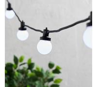 Guirlande Guinguette Pro Connect 120m 240 LED Blanche Câble Noir Raccordable