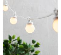 Guirlande Guinguette Pro Connect 70m 140 LED Blanc Chaud Câble Blanc Raccordable