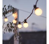 Guirlande Guinguette Pro Connect IP67, 85m 170 LED Blanc Chaud Câble Noir Raccordable