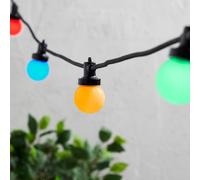 Guirlande Guinguette Pro Connect IP67, 90m 180 LED Multicolores Câble Noir Raccordable