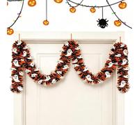 Guirlande Halloween pour Cheminée Décoration fête de moisson fantôme Blanc