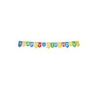 Guirlande Happy Birthday Astérix 200 cm - Multicolore