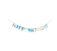 Guirlande Happy Birthday irisee