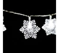 Guirlande intérieure de Noël à Led Xmas - L. 135 cm - Flocon