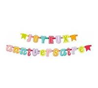Paris prix Guirlande Joyeux Anniversaire - Multicolore
