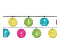 Guirlande lanternes chinoises 20 LEDs Multicolore -