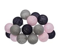 Guirlande Led 16 Boules Pinky 255cm Multicolore