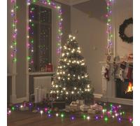 vidaXL Guirlande LED avec 300 LED Guirlande Lumineuse Décoration de Fête Ornement de Noël Salle de Séjour Intérieur Multicolore pastel 30 m PVC Pastel multicolore G