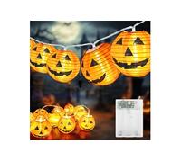 Guirlande LED citrouille 20 lanternes Halloween