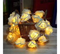 Guirlande LED fleurs 3M - Blanc