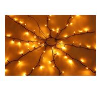 Guirlande lumineuse LED décoration de jardin chaîne de Noël intérieur et extérieur H 200 cm 1800K