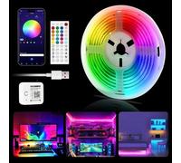 Guirlande LED RGB - Synchronisation musicale,via application - 2 m - Multicolore