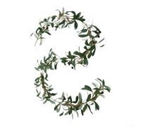 Guirlande Lierre Artificiel Olive 180cm Réaliste | Matériau plastique , couleur verte intense, résistant au pour temps, ne pas, texture douce