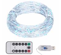vidaXL Guirlande Lumineuse Micro LED Décoration de Noël Ornement de Noël Mariage Salon Maison Intérieur 40 m 400LED Blanc 328848 Blanc G