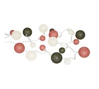 Guirlande Lumineuse 20 Boules LED 340cm Rose