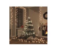 Guirlande lumineuse 400 LED 40 m 8 effets lumineux Blanc chaud