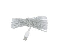 Guirlande lumineuse 5m 50LED arbre avec fil de cuivre décor Noël Blanc chaud