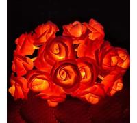 Guirlande lumineuse à LED en forme de roses, 10m 80 LED USB fleur rose Guirlande Lumineuse Fleur bande de lumière Light Strip pour l'intérieur, le jardin, les arbres, la terrasse.