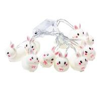 Guirlande Lumineuse À Led Lapin 10 Lumières 1,65 M,Alimenté Par Pile Beige MK10 Beige G